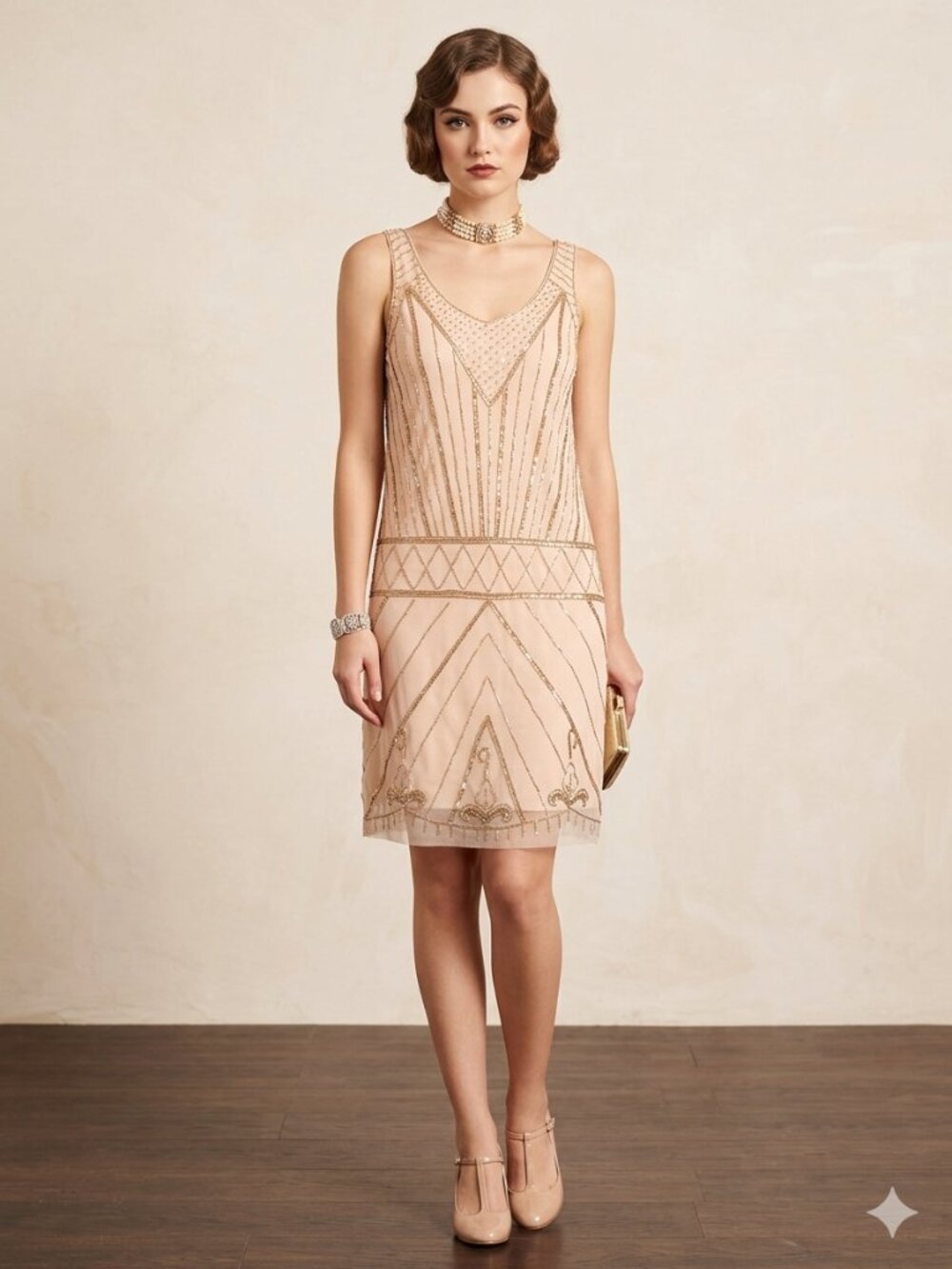 NWT Oasis/Foschini Pink Beaded Sleeveless Flapper Dress Cocktail Gatsby Party 12